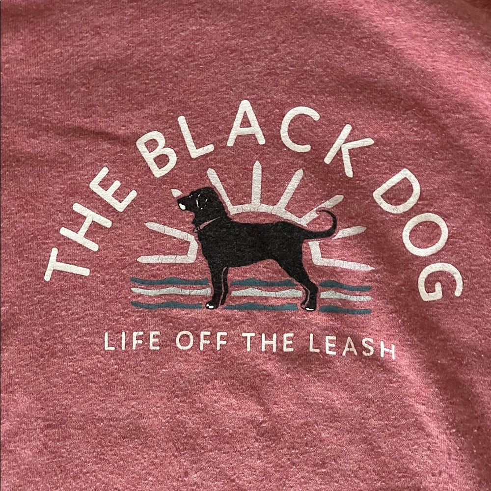 The Black Dog Women's Rose Hoodie Vintage Collection - Picture 4 of 5